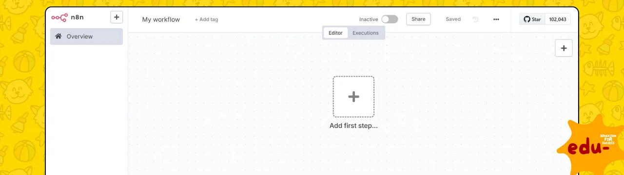 Screen of Workflow