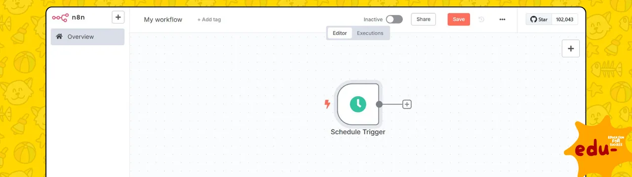 Screen of Workflow